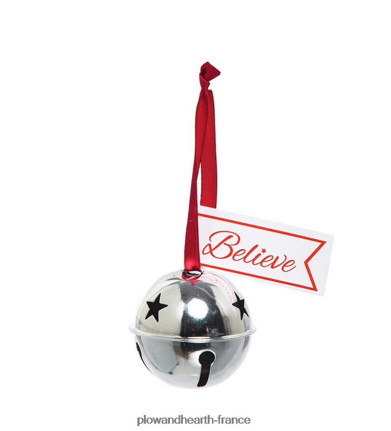 crois l'ornement de cloche Plow & Hearth 8642F62191 saisonniers et cadeaux