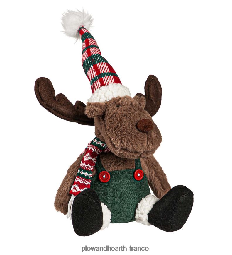 décoration de table d'orignal de vacances Plow & Hearth 8642F62288 saisonniers et cadeaux