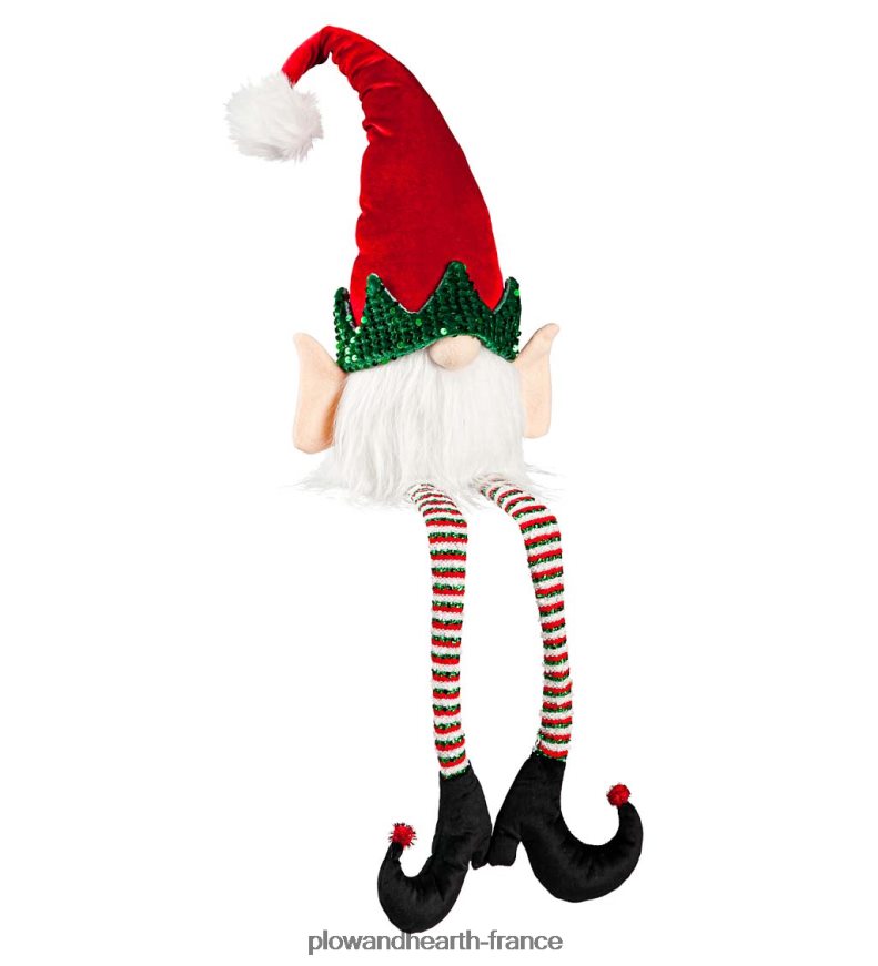 décoration de table elfe gnome éclairé Plow & Hearth 8642F62263 saisonniers et cadeaux
