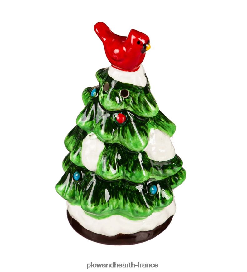 ensemble salière et poivrière pour arbre de Noël Plow & Hearth 8642F62313 saisonniers et cadeaux