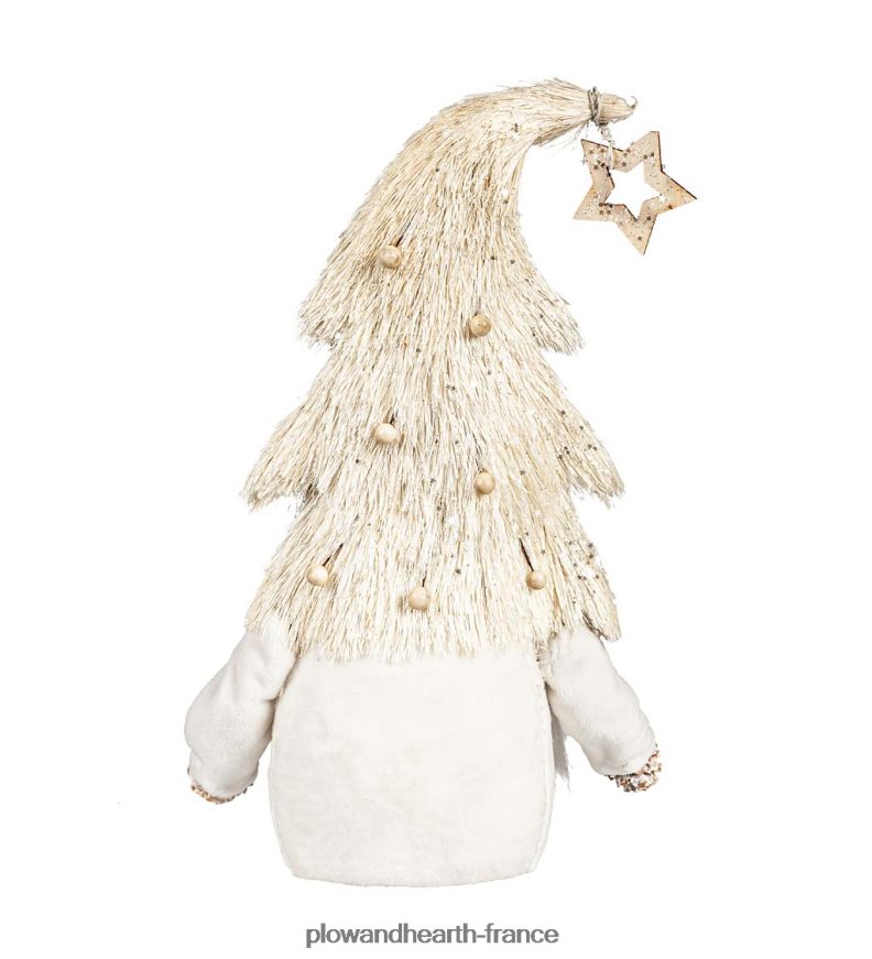 gnome de Noël d'hiver blanc Plow & Hearth 8642F62277 saisonniers et cadeaux