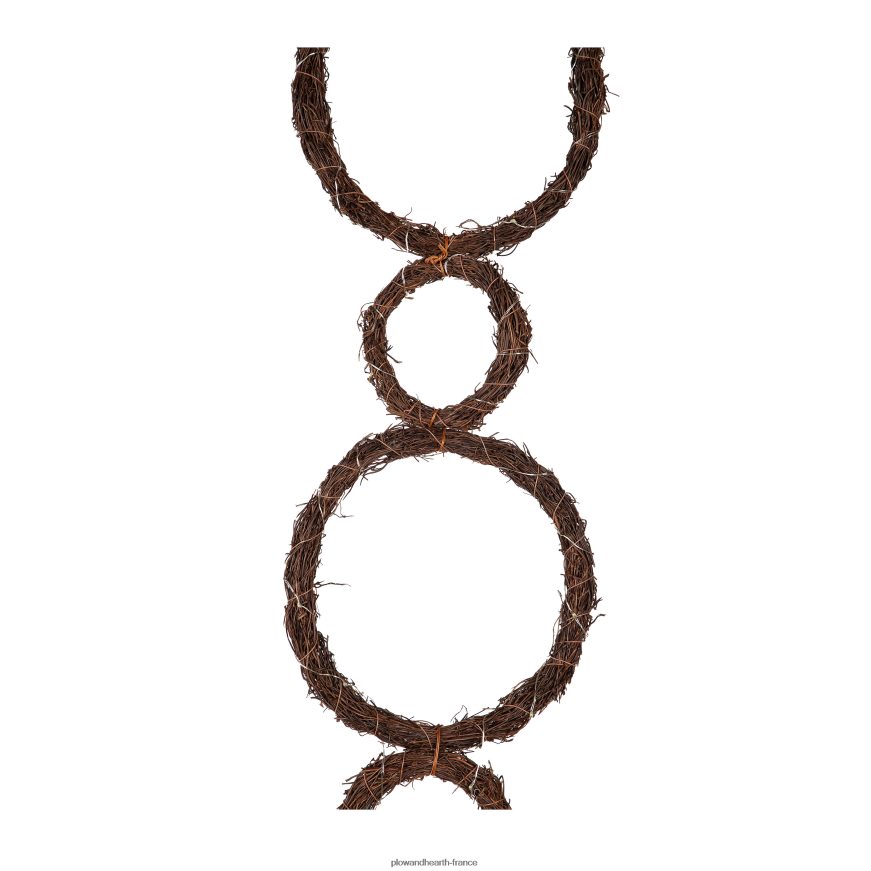 guirlande de vacances de vigne éclairée - cercle Plow & Hearth 8642F62239 saisonniers et cadeaux