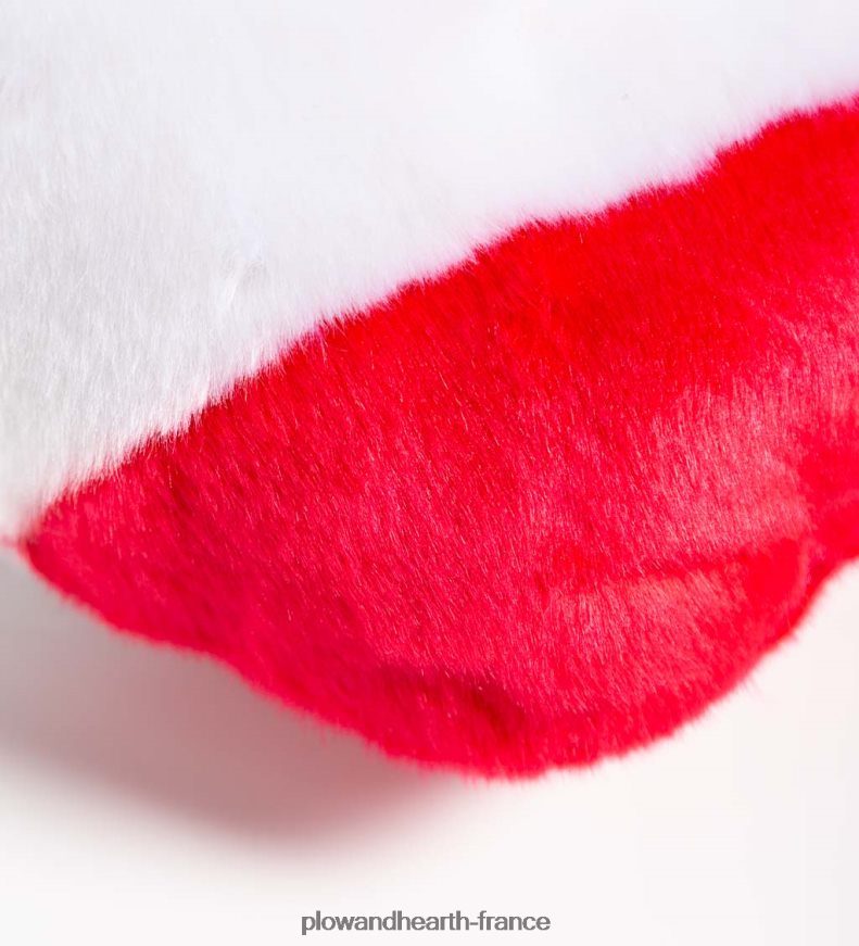 oreiller de corps de vacances de câlin en peluche de canne en bonbon Plow & Hearth 8642F62212 saisonniers et cadeaux