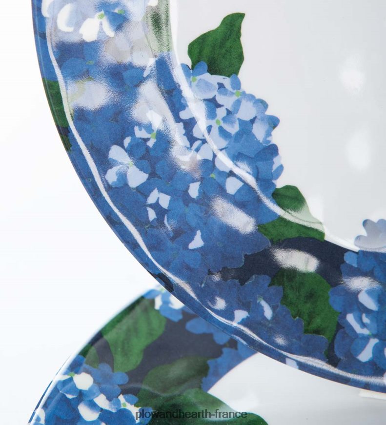 assiettes de sécurité extérieures en mélamine colorée, ensemble de 6 Plow & Hearth 8642F63081 saisonniers et cadeaux