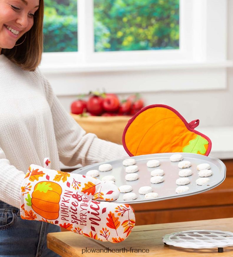 ensemble de gants de cuisine et maniques saisonniers - dinde Plow & Hearth 8642F63085 saisonniers et cadeaux