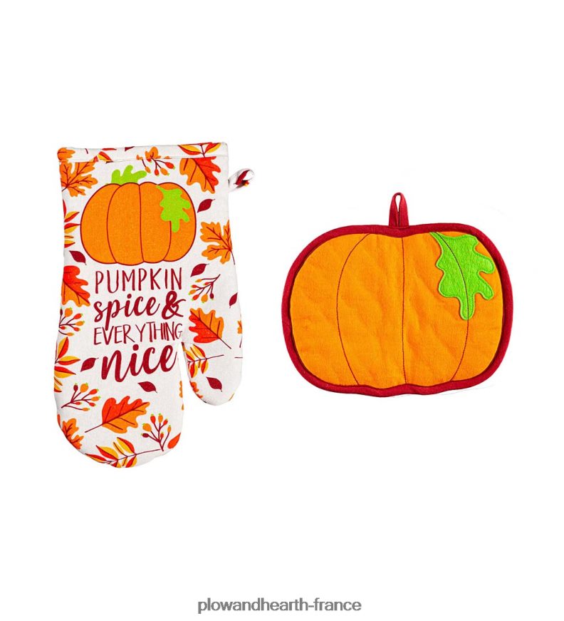 ensemble de gants de cuisine et maniques saisonniers - dinde Plow & Hearth 8642F63085 saisonniers et cadeaux