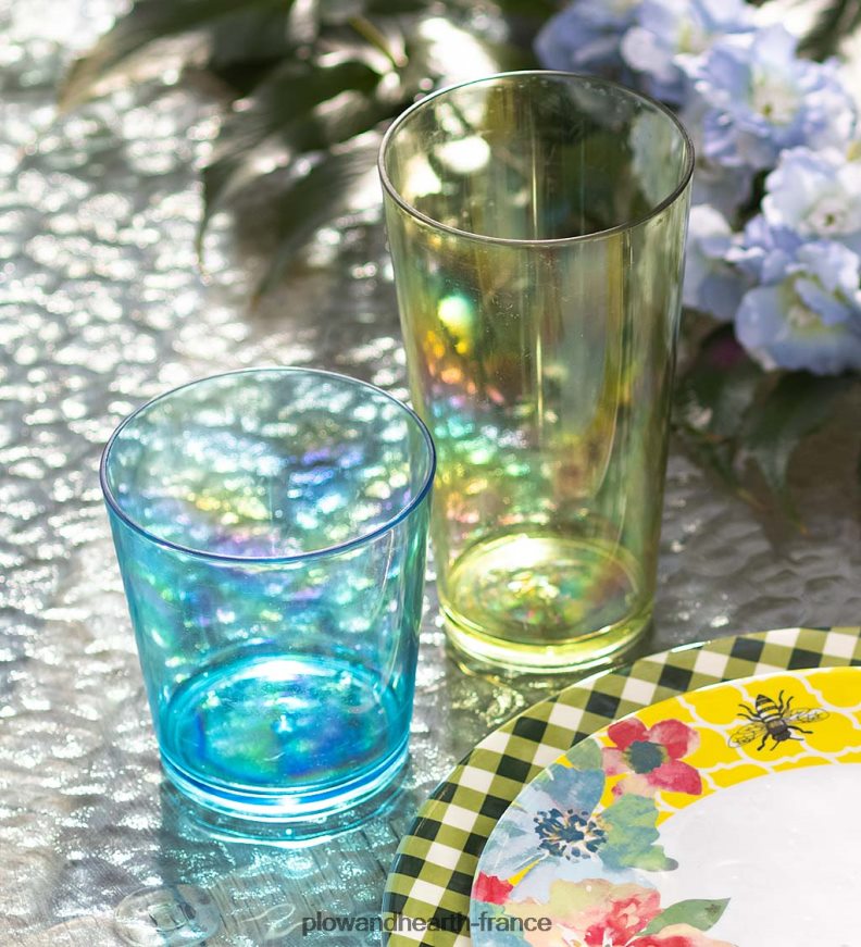 acrylique bleu lac grand 20 oz. gobelets, lot de 6 Plow & Hearth 8642F63169 saisonniers et cadeaux