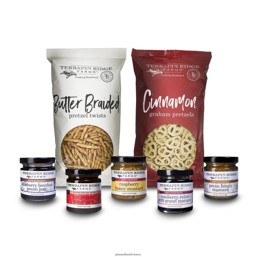 échantillonneur de tartinade de Noël fabriqué aux États-Unis Plow & Hearth 8642F63014 saisonniers et cadeaux