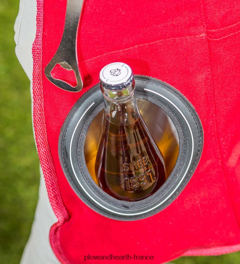 tablier de grillade/cuisine de fierté d'équipe d'université de toile de coton de luxe - texas a & m Plow & Hearth 8642F63025 saisonniers et cadeaux