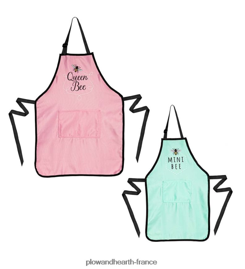 tabliers maman et moi, lot de 2 - pâtissier & boulanger junior Plow & Hearth 8642F63002 saisonniers et cadeaux