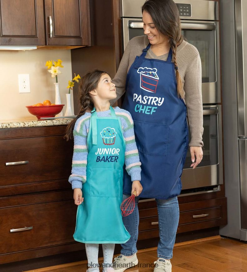tabliers maman et moi, lot de 2 - pâtissier & boulanger junior Plow & Hearth 8642F63002 saisonniers et cadeaux