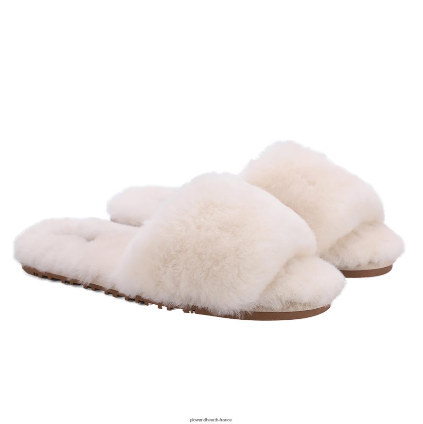 lamo chausson femme naomi en peau de mouton - crème - m Plow & Hearth 8642F63057 saisonniers et cadeaux