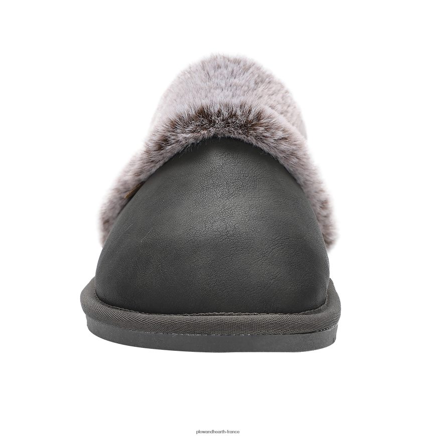 lamo pantoufles en daim pour femmes - charbon ciré - l Plow & Hearth 8642F63023 saisonniers et cadeaux