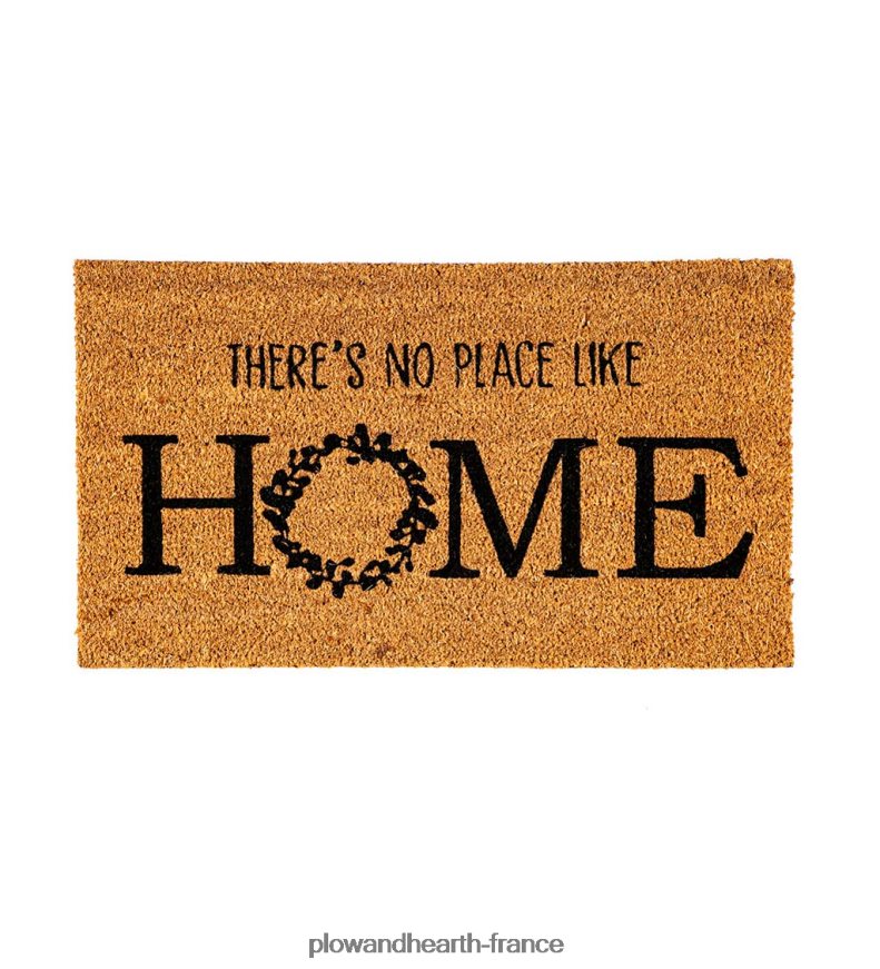 aucun endroit comme un tapis de coco décoratif pour la maison Plow & Hearth 8642F61951 tapis et nattes