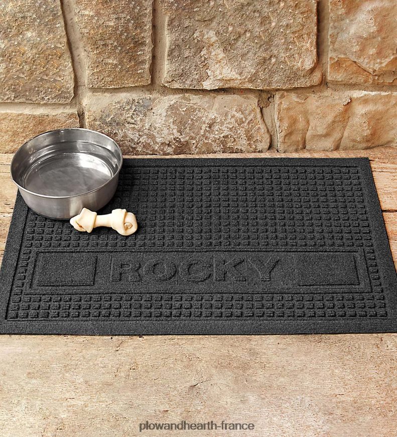 paillasson personnalisé pour animaux de compagnie carrés de waterhog Plow & Hearth 8642F61299 tapis et nattes