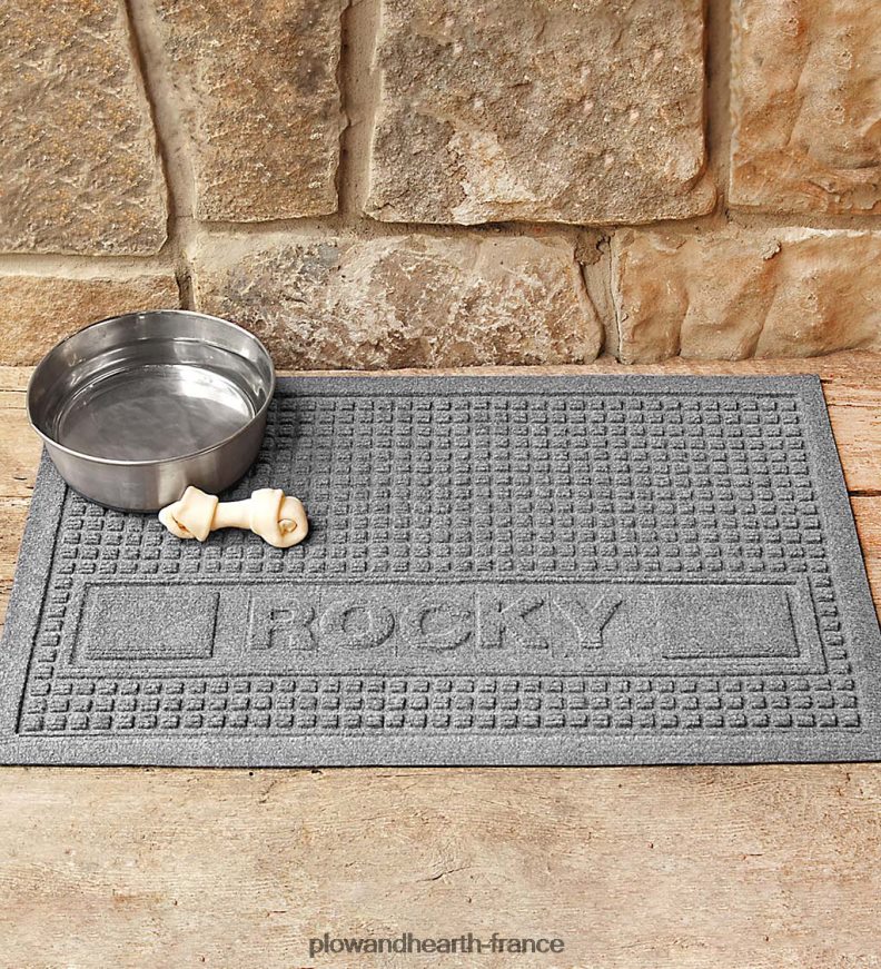 paillasson personnalisé pour animaux de compagnie carrés de waterhog Plow & Hearth 8642F61299 tapis et nattes