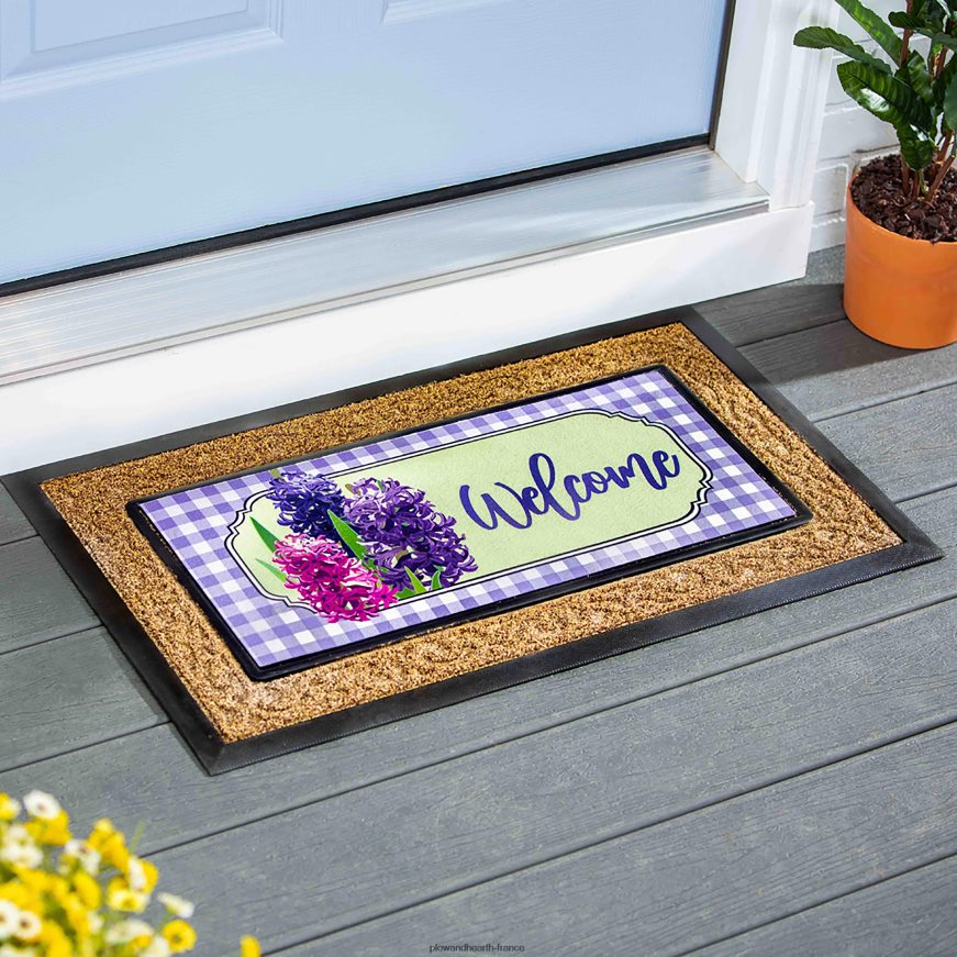 printemps jacinthes sassafras interrupteur tapis Plow & Hearth 8642F61943 tapis et nattes
