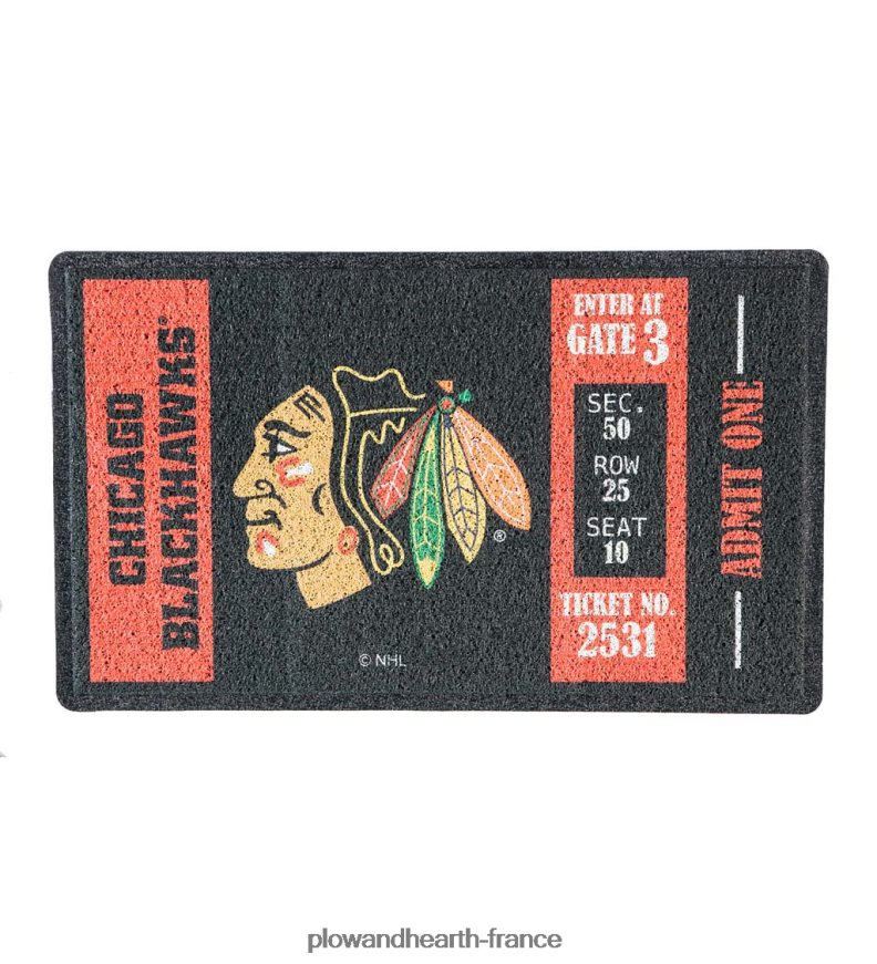 tapis de gazon d'équipe - blackhawks Plow & Hearth 8642F61567 tapis et nattes