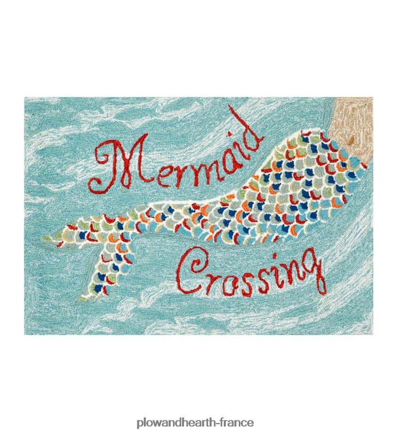 Tapis décoratif Sirène Crossing, 24 l x 36 L Plow & Hearth 8642F61906 tapis et nattes