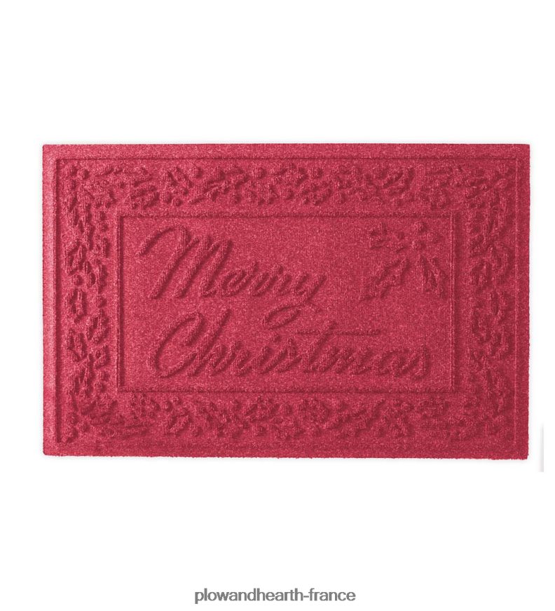 Paillasson joyeux Noël Waterhog, 20 x 30 - vert Plow & Hearth 8642F61752 tapis et nattes