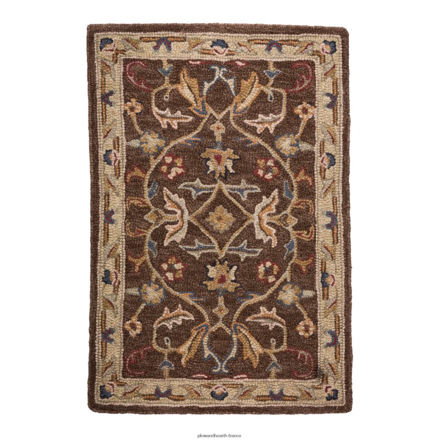 Tapis en laine Mclean, 8' x 11' - brun Plow & Hearth 8642F63183 tapis et nattes