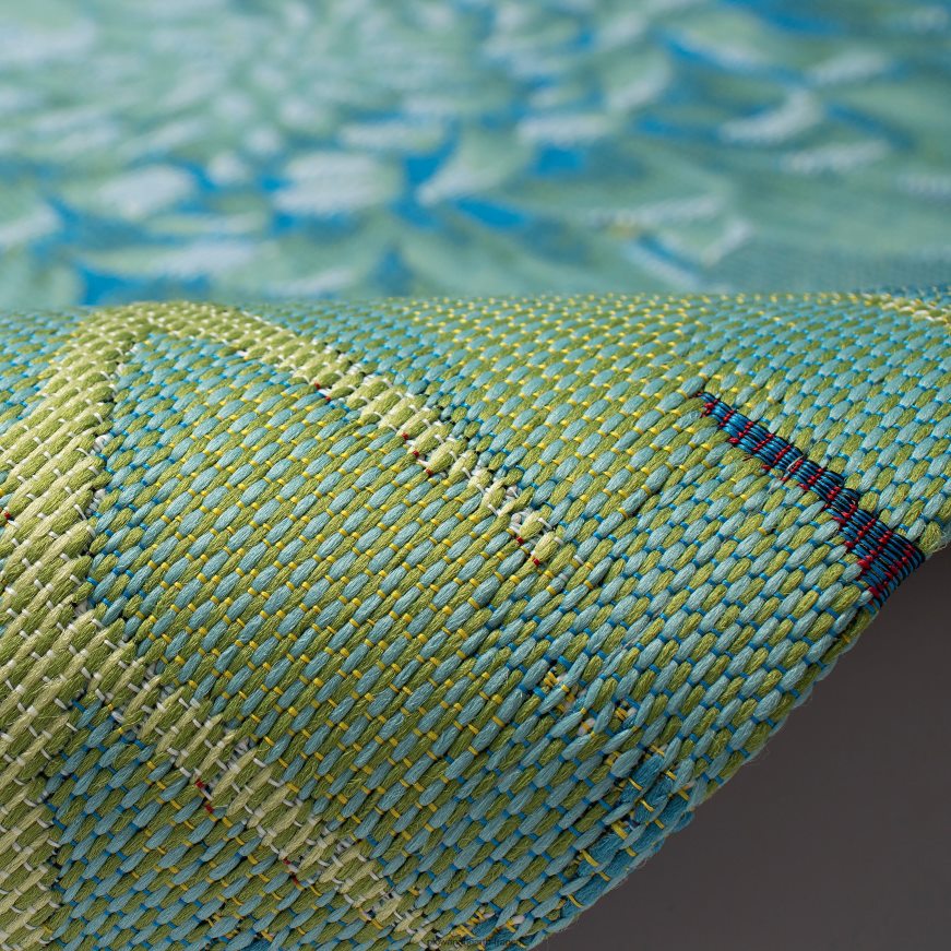 Tapis intérieur/extérieur en polypropylène chrysanthème Plow & Hearth 8642F6714 tapis et nattes