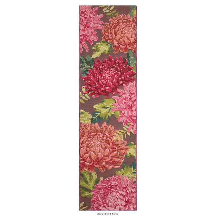 Tapis intérieur/extérieur en polypropylène chrysanthème Plow & Hearth 8642F6714 tapis et nattes