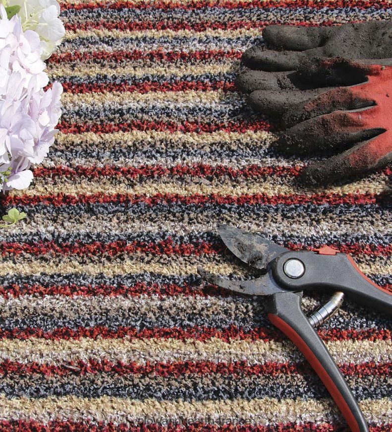 tapis de boue anti-saleté my mat, 31 x 59 - café Plow & Hearth 8642F63224 tapis et nattes