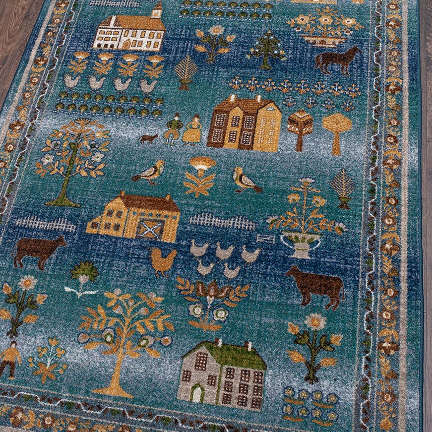 Tapis Endurastran d'art populaire Grafton Plow & Hearth 8642F61760 tapis et nattes