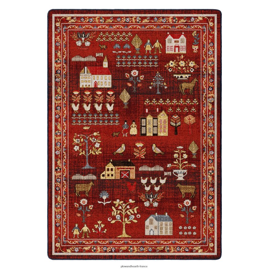 Tapis Endurastran d'art populaire Grafton Plow & Hearth 8642F61760 tapis et nattes