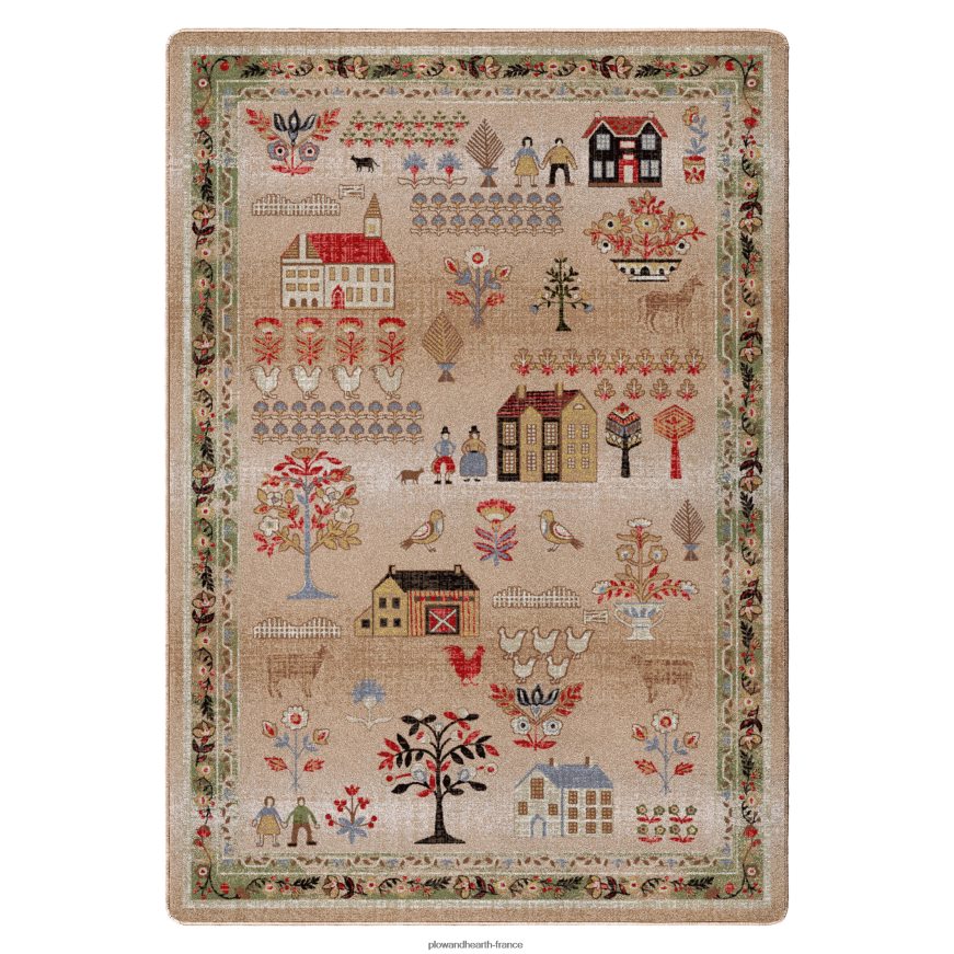 Tapis Endurastran d'art populaire Grafton Plow & Hearth 8642F61760 tapis et nattes