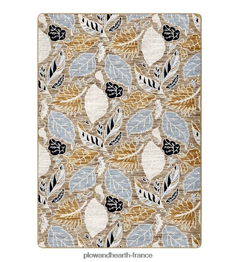 Tapis décoratif à feuilles d'endurastran Plow & Hearth 8642F61853 tapis et nattes