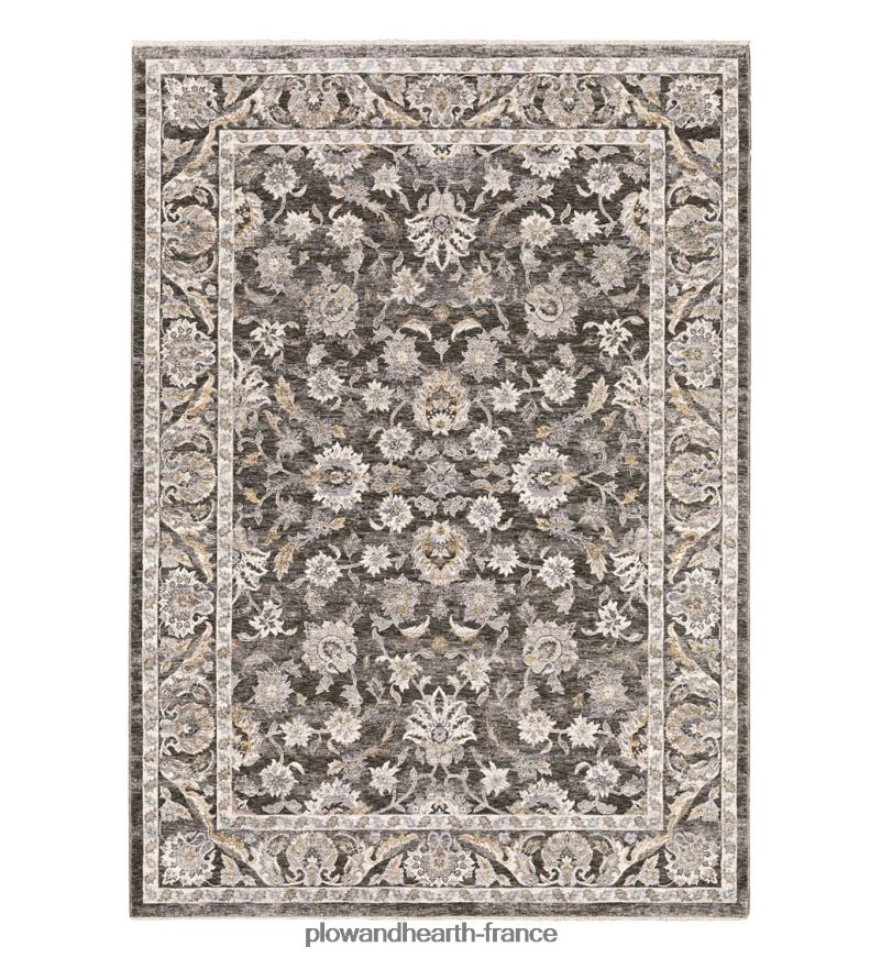 Tapis en polyester à bordure Wakefield Plow & Hearth 8642F61858 tapis et nattes