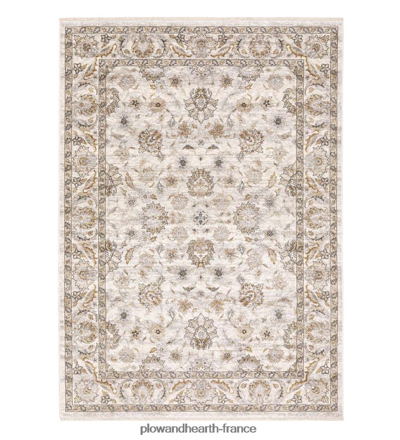 Tapis en polyester à bordure Wakefield Plow & Hearth 8642F61858 tapis et nattes