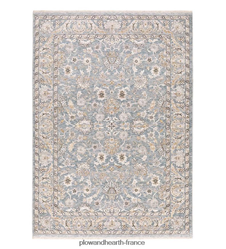 Tapis en polyester à bordure Wakefield Plow & Hearth 8642F61858 tapis et nattes