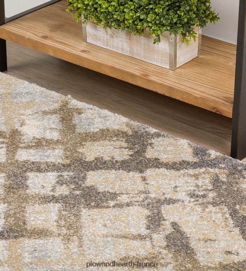 Tapis en polypropylène facile d'entretien York Plow & Hearth 8642F61880 tapis et nattes