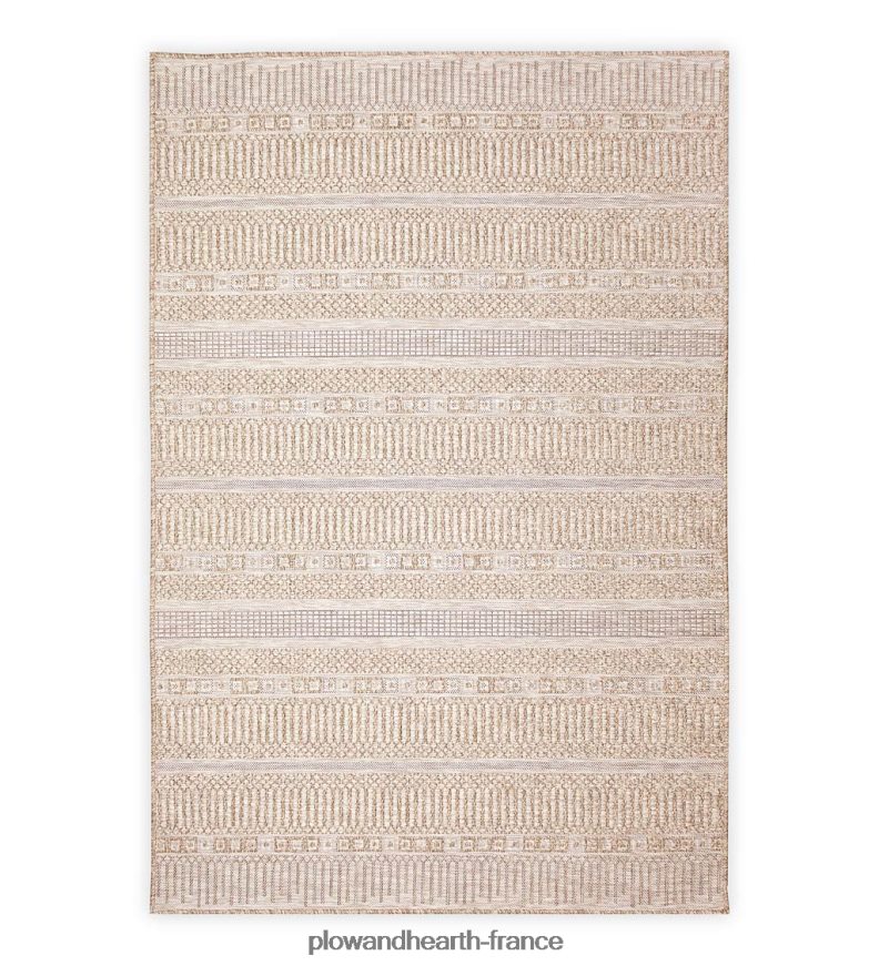 Tapis rayé beachcomber intérieur/extérieur Plow & Hearth 8642F61801 tapis et nattes