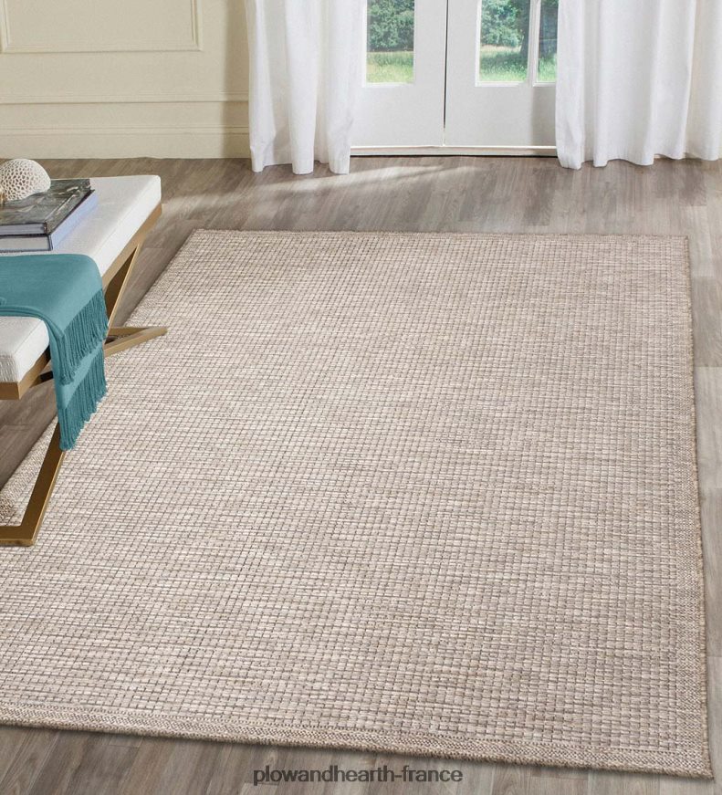Tapis salon avec texture beachcomber intérieur/extérieur Plow & Hearth 8642F61787 tapis et nattes