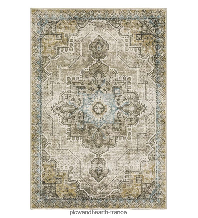 Tapis traditionnel en polypropylène Heartland Plow & Hearth 8642F61878 tapis et nattes