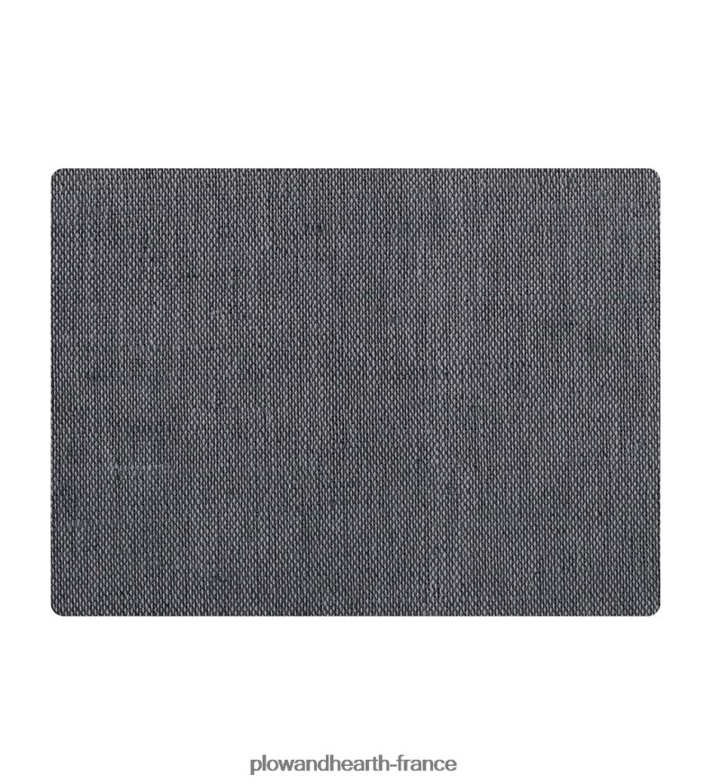 tapis de chaise de bureau tissé burbury - gris Plow & Hearth 8642F61782 tapis et nattes