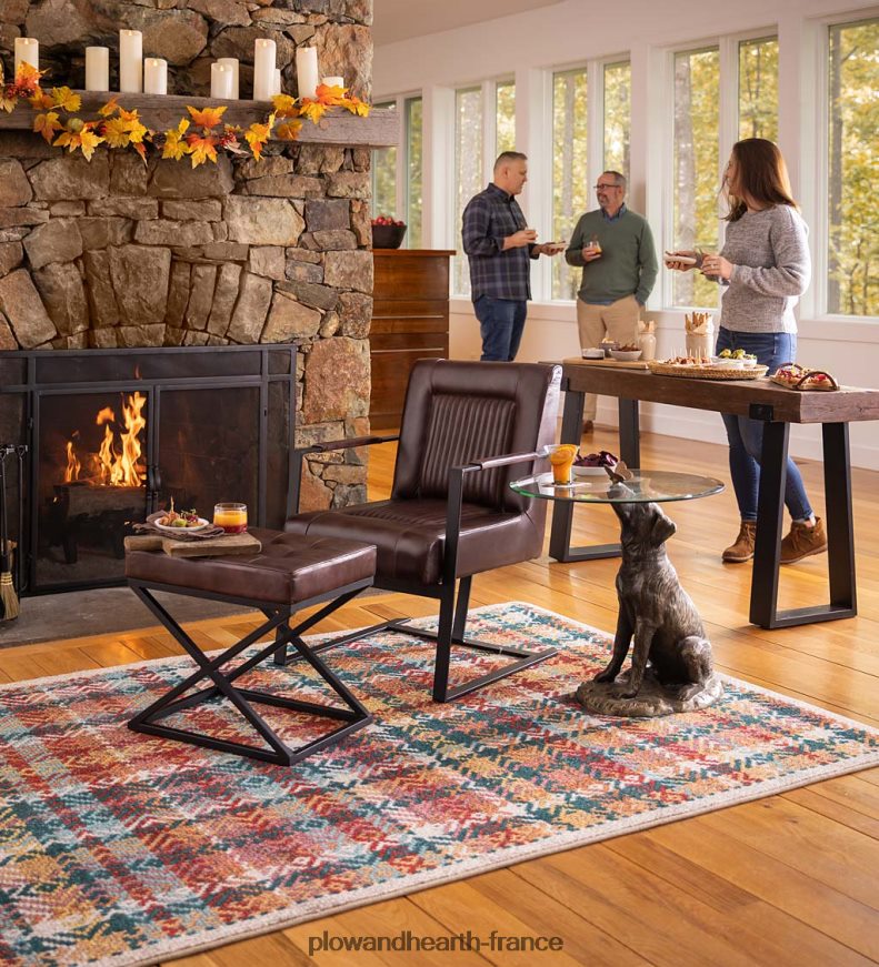 tapis en endurastran à carreaux de fenêtre Plow & Hearth 8642F61797 tapis et nattes