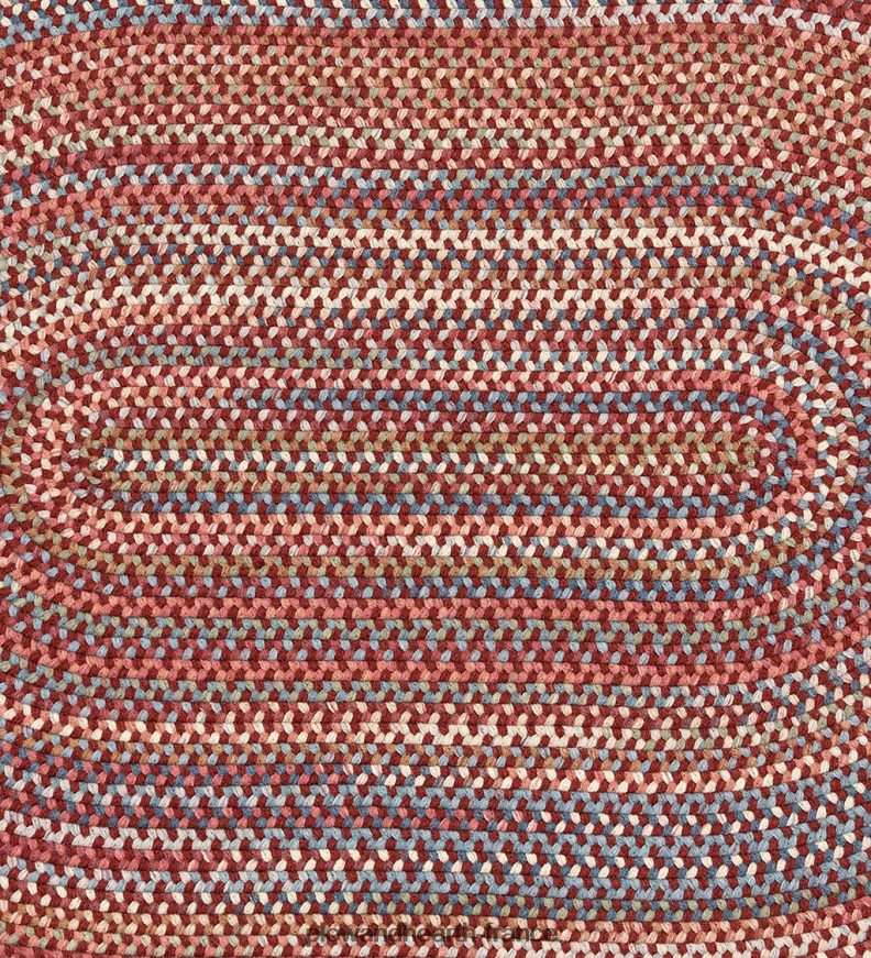 tapis ovales tressés en laine bleue, fabriqués aux États-Unis Plow & Hearth 8642F61770 tapis et nattes