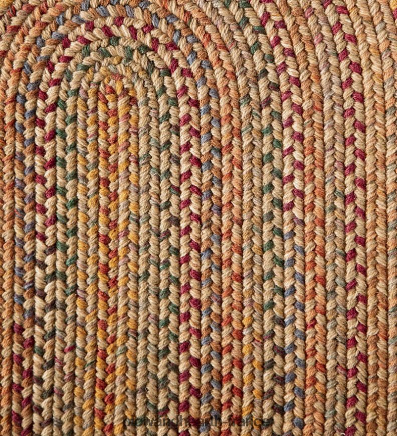 tapis ovales tressés en laine bleue, fabriqués aux États-Unis Plow & Hearth 8642F61770 tapis et nattes