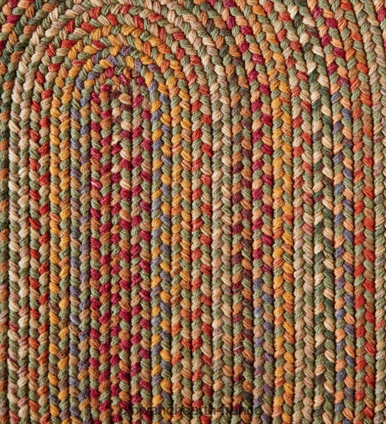 tapis ovales tressés en laine bleue, fabriqués aux États-Unis Plow & Hearth 8642F61770 tapis et nattes